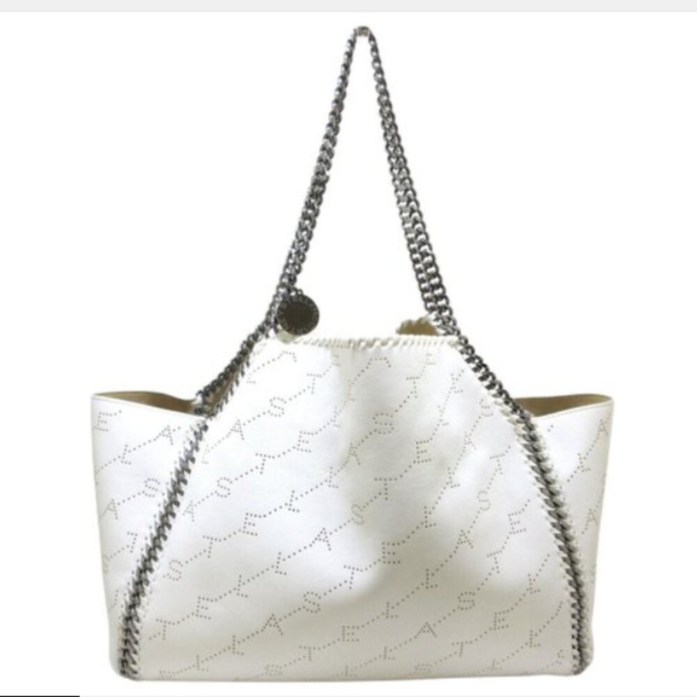 REAL Stella McCartney Falabella reversible perforated faux leather tote